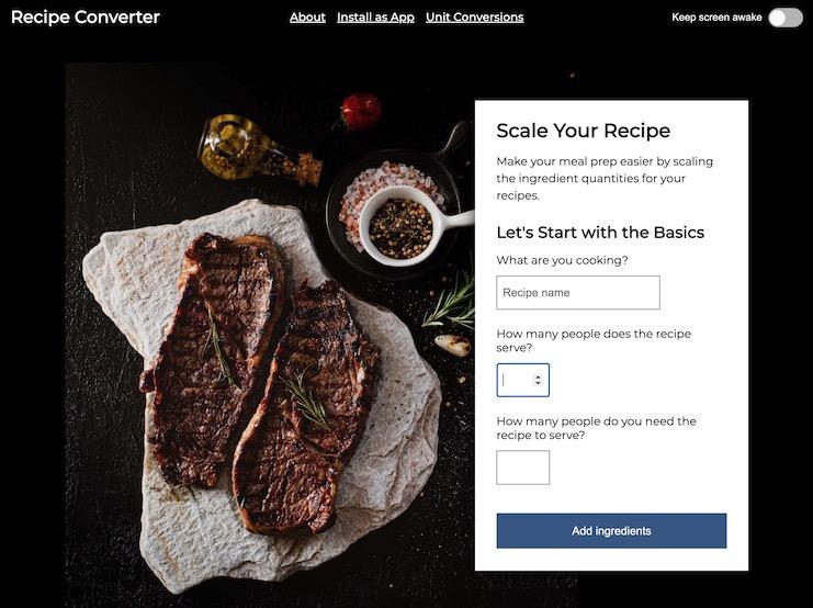 Recipe Converter